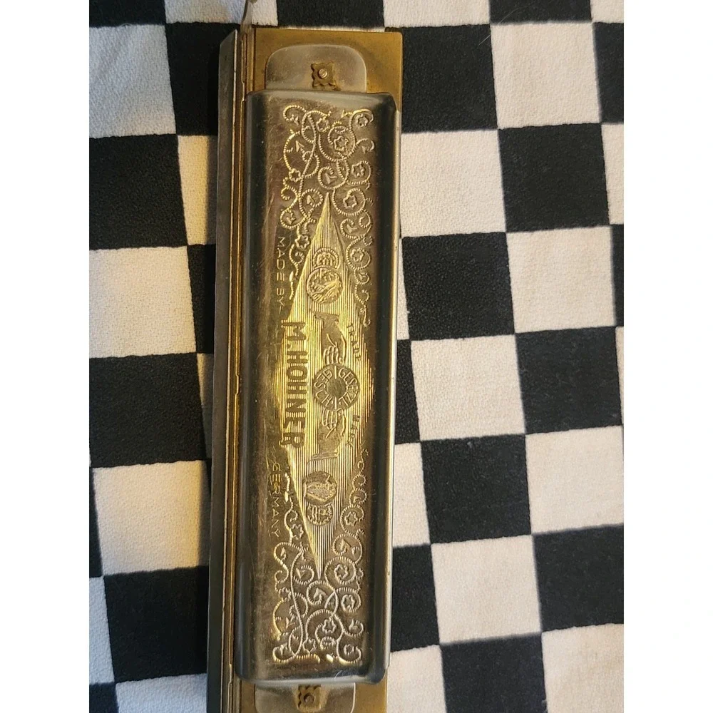 Vintage Hohner Chromonica 12-Hole Chromatic Harmonica Made In Germany